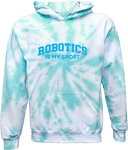 Tie-Dye Hoodies - Robotics Is My Sport Blue