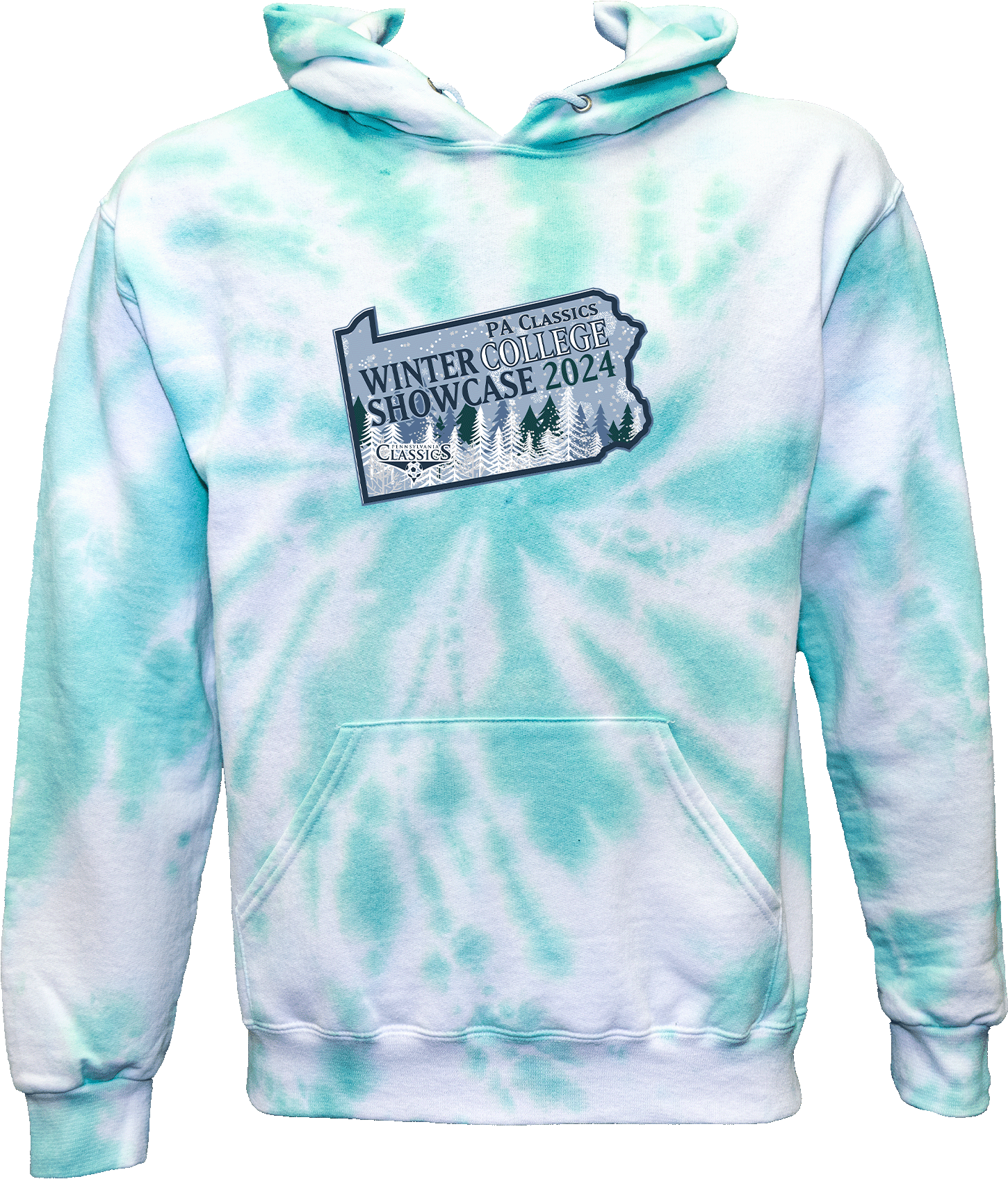 Tie-Dye Hoodies - 2024 Winter College Showcase