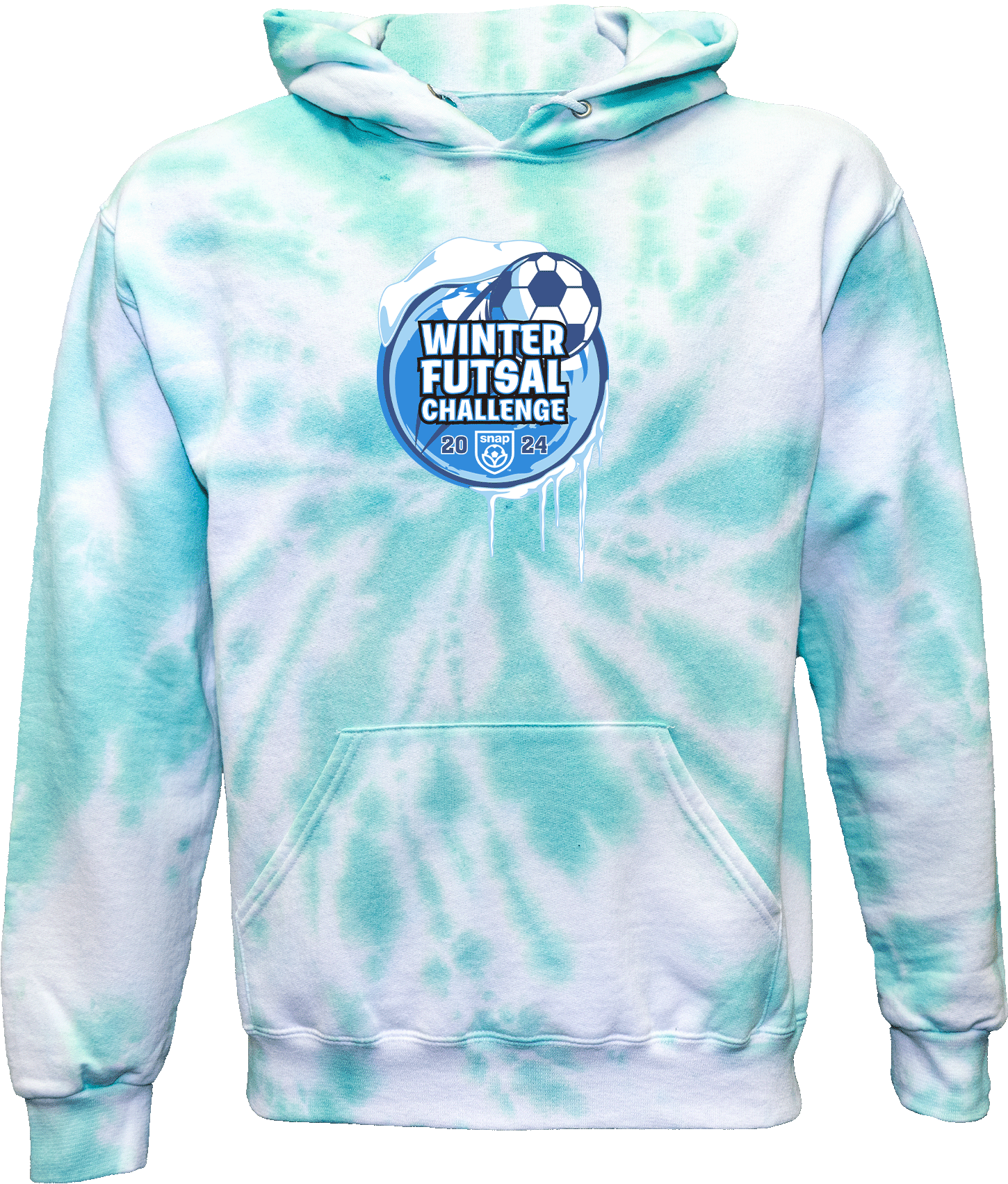 Tie-Dye Hoodies - 2024 Winter Futsal Challenge