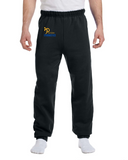 Sweat Pants - Precision Gymnastics - Yellow and Blue