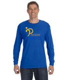 Long Sleeves - Precision Gymnastics - Yellow and Blue