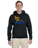 Hoodies - Precision Gymnastics - Yellow and Blue