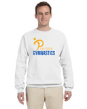 Crew Sweatershirt - Precision Gymnastics - Yellow and Blue