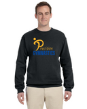 Crew Sweatershirt - Precision Gymnastics - Yellow and Blue