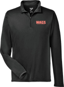 Quarter Zip Hoodies - WAGS Tournament 2026 (Coral)