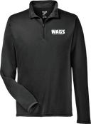 Quarter Zip Hoodies - WAGS Tournament 2026 (White Wordmark)