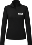 Quarter Zip Hoodies - WAGS Tournament 2026 (White Wordmark)