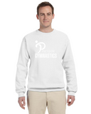 Crew Sweatershirt - Precision Gymnastics - White