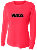 Women's Performance Long Sleeves -  WAGS Tournament 2026 (Black with outline)