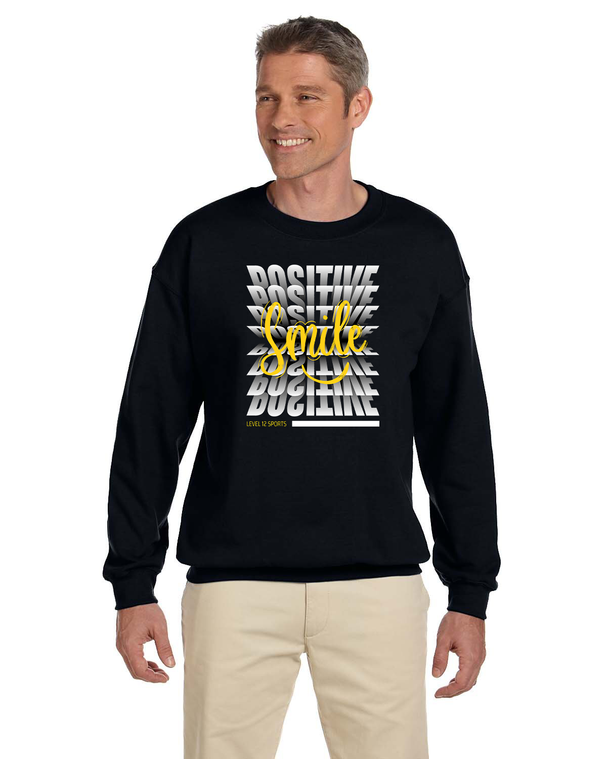 Crew Sweatershirt - L12 Sports Clothing - Positive Smile