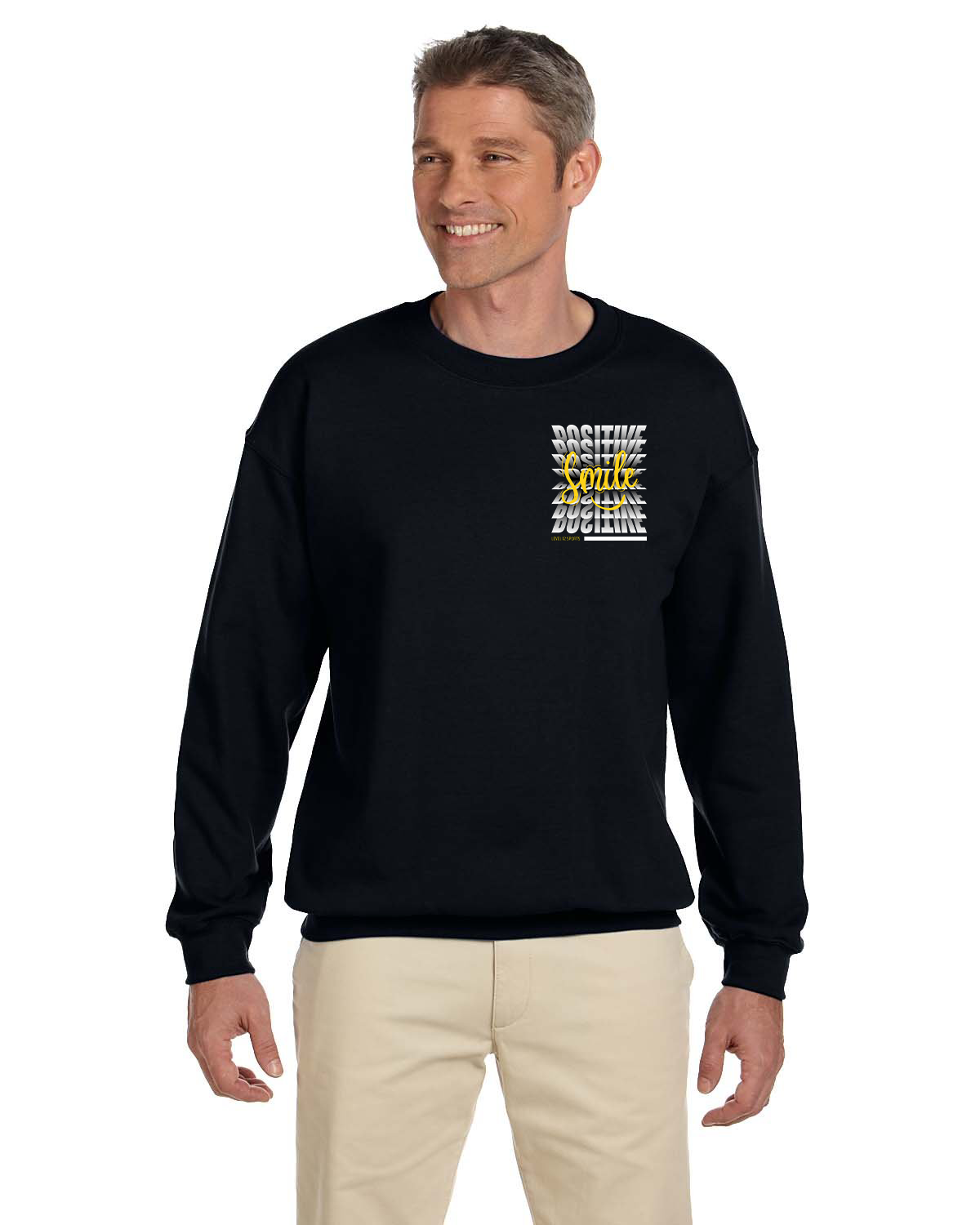 Crew Sweatershirt - L12 Sports Clothing - Positive Smile