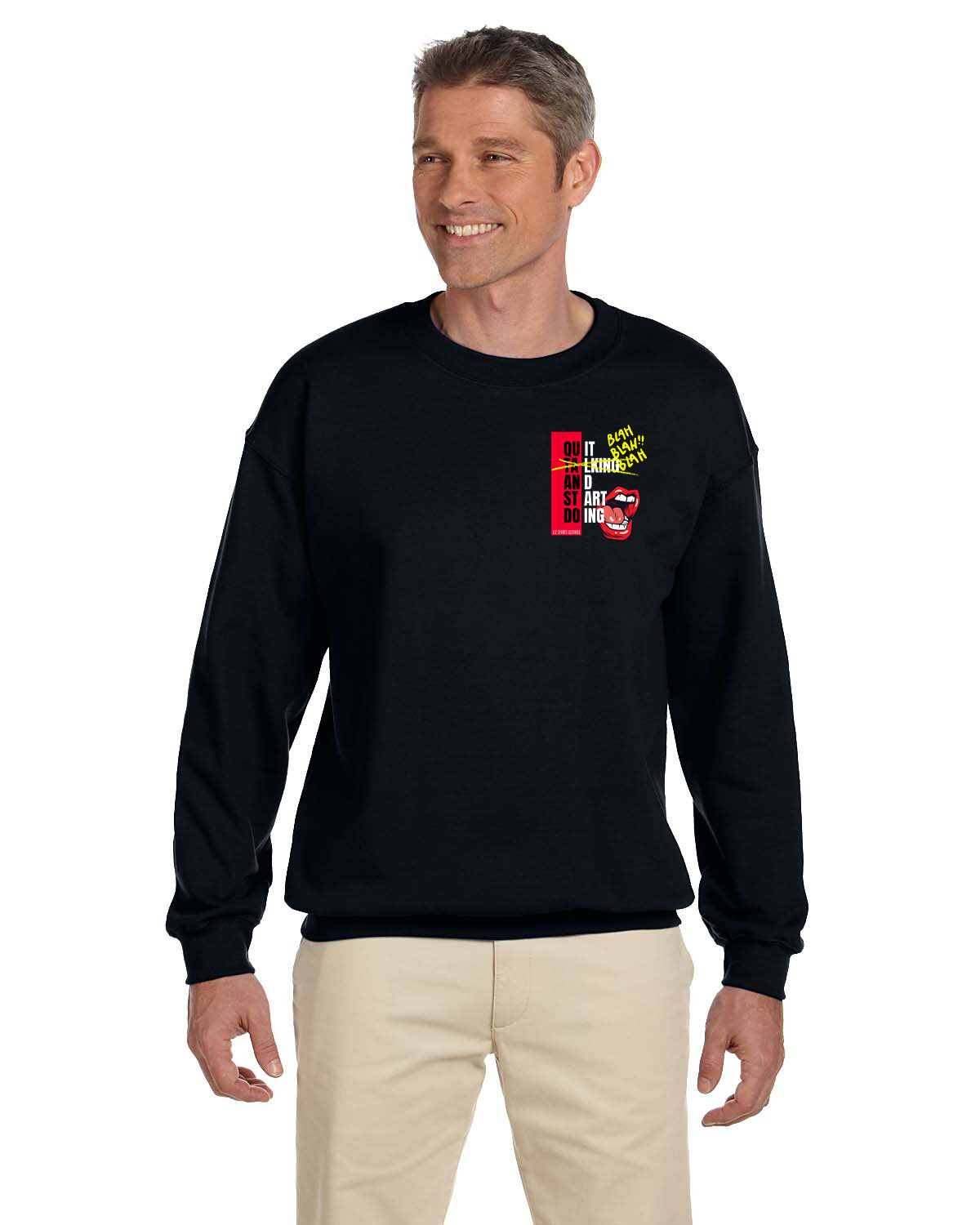 Crew Sweatershirt - L12 Sports Clothing - Quit And Start Doing