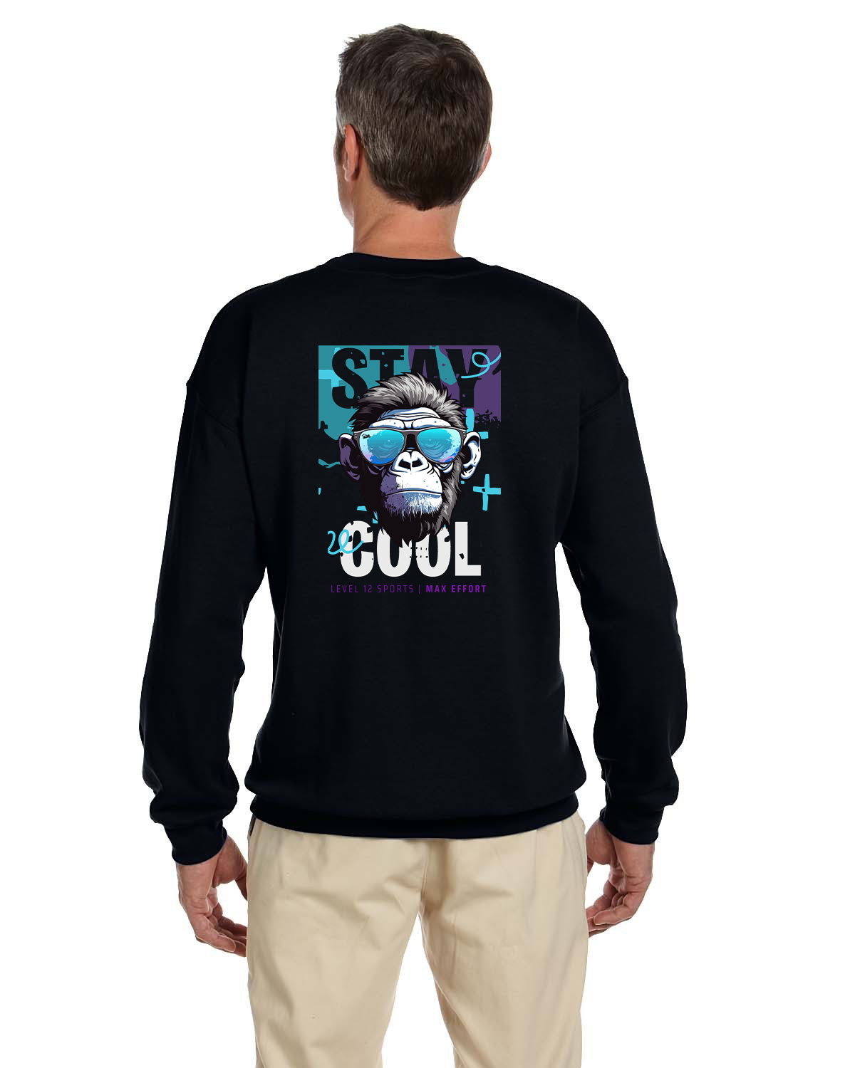 Crew Sweatershirt - L12 Sports Clothing - Stay Cool (Monkey)