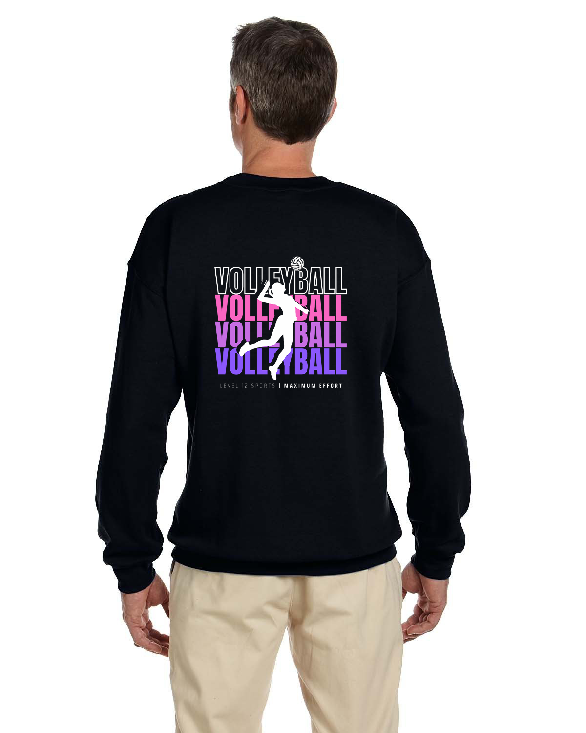 Crew Sweatershirt - L12 Sports Clothing - Volleyball x4