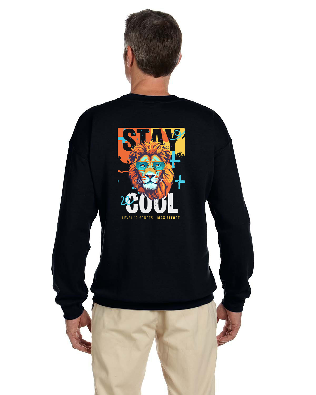 Crew Sweatershirt - L12 Sports Clothing - Stay Cool (Lion)