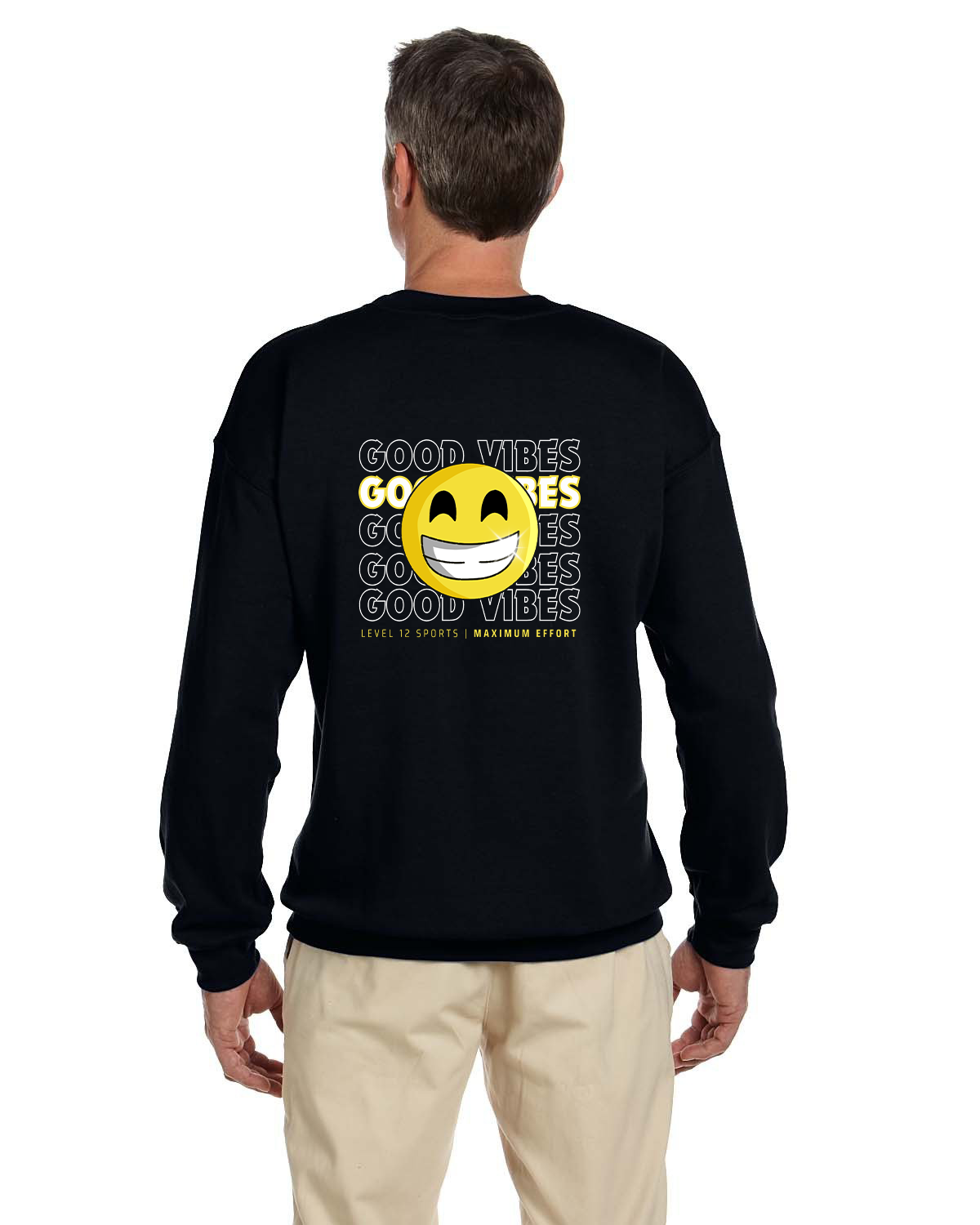 Crew Sweatershirt - L12 Sports Clothing - Good Vibes