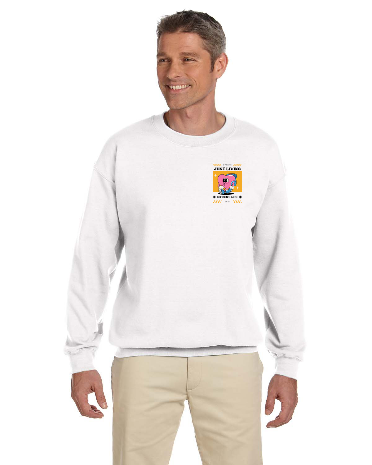 Crew Sweatershirt - L12 Sports Clothing - Just Living My Best Life