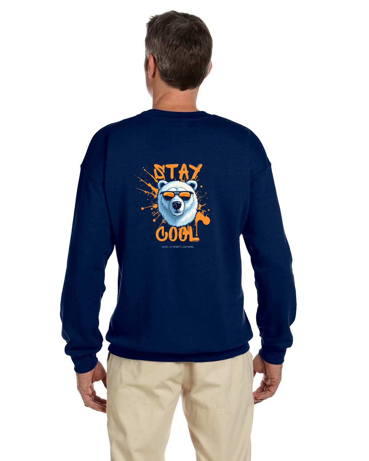 Crew Sweatershirt - L12 Sports Clothing - Stay Cool (Polar bear)