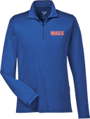 Quarter Zip Hoodies - WAGS Tournament 2026 (Coral)