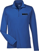 Quarter Zip Hoodies - WAGS Tournament 2026 (Black with outline)