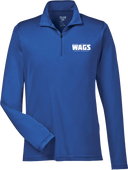 Quarter Zip Hoodies - WAGS Tournament 2026 (White Wordmark)