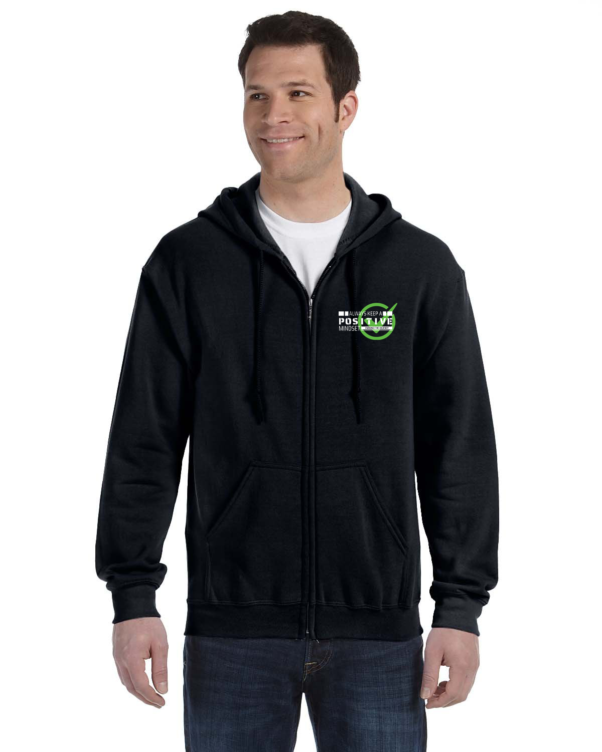 Full Zip Hoodie - L12 Sports Clothing - Positive Mindset