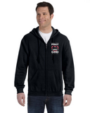 Full Zip Hoodie - L12 Sports Clothing - Pray Work Trust God