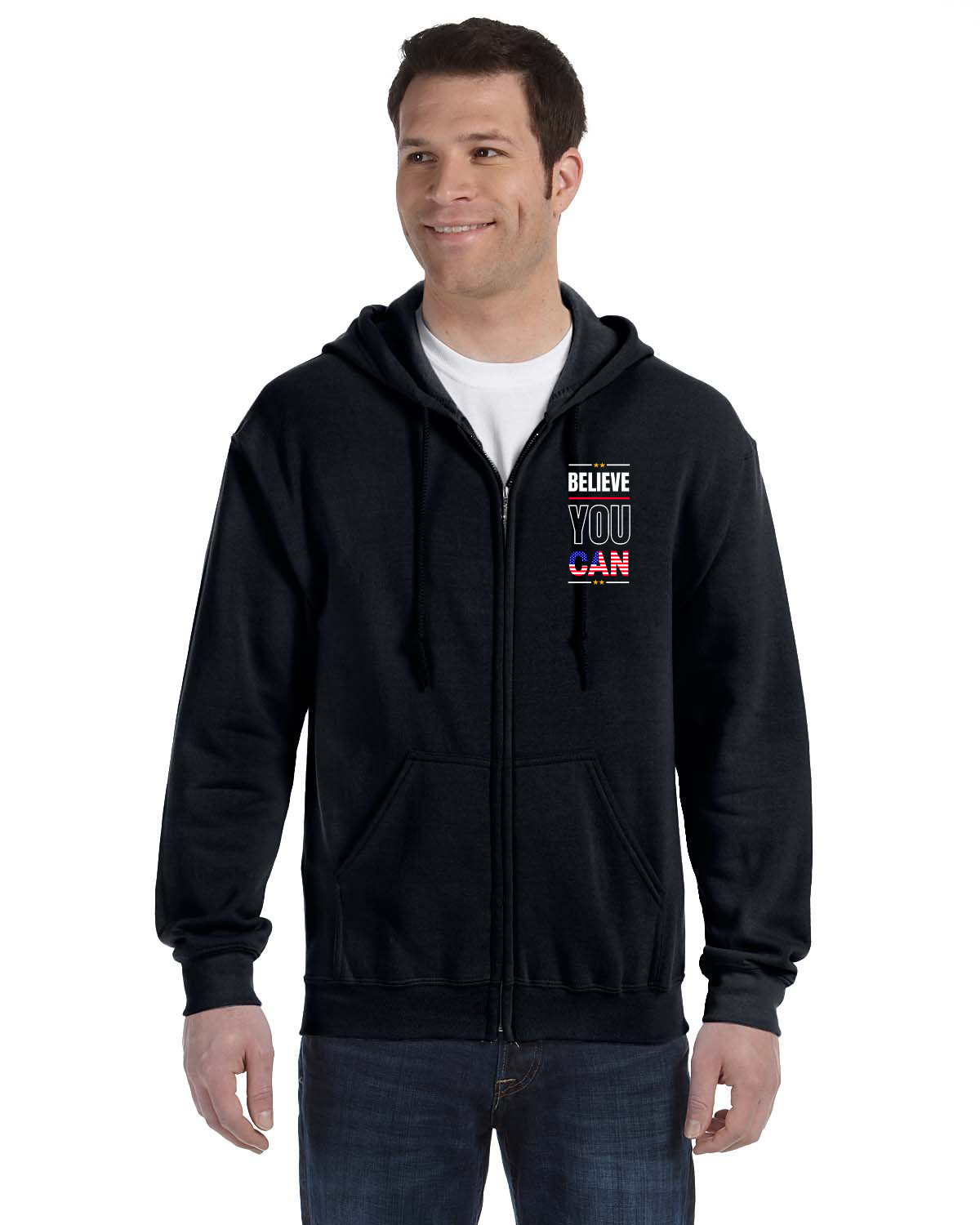 Full Zip Hoodie - L12 Sports Clothing - Believe You Can