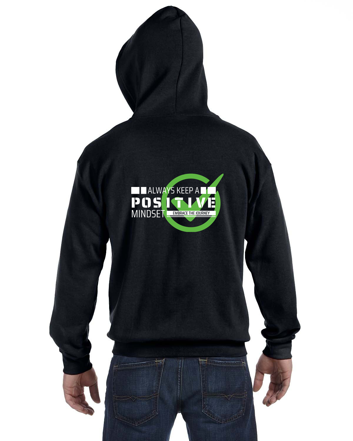 Full Zip Hoodie - L12 Sports Clothing - Positive Mindset