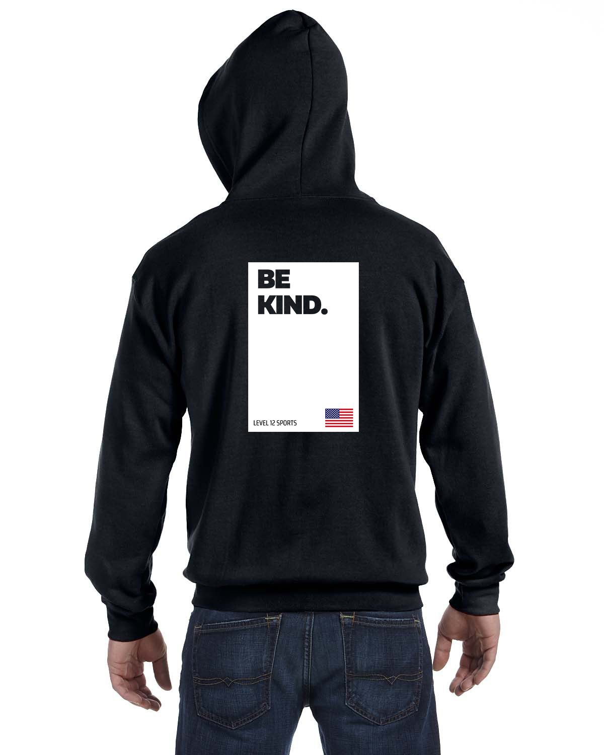 Full Zip Hoodie - L12 Sports Clothing - Be Kind