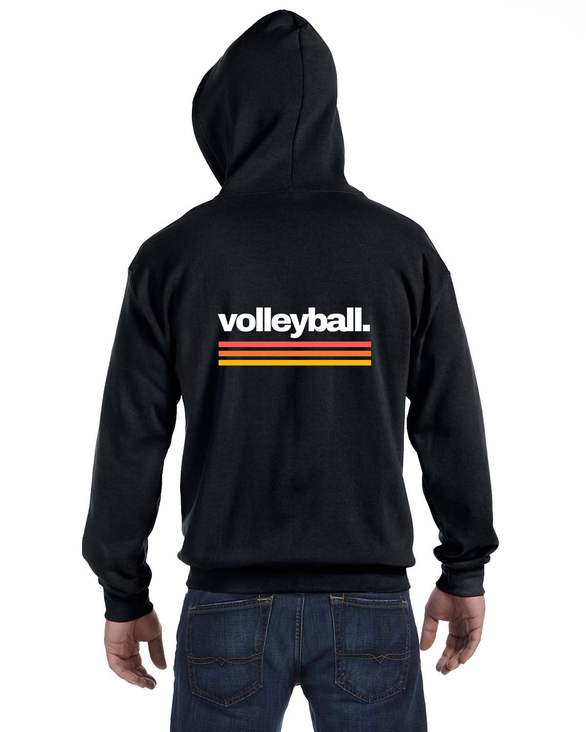 Full Zip Hoodie - L12 Sports Clothing - Volleyball.