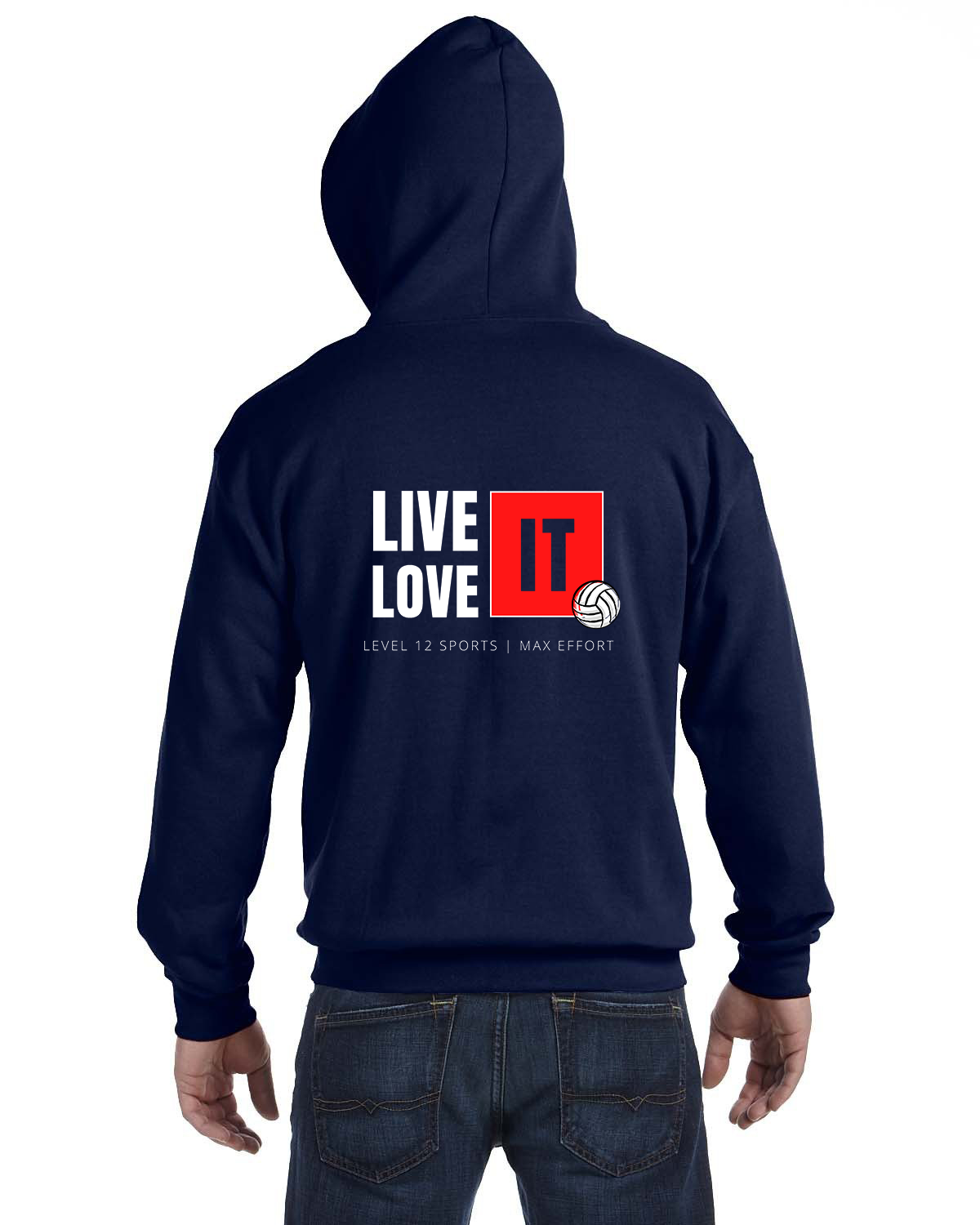 Full Zip Hoodie - L12 Sports Clothing - Live It Love It