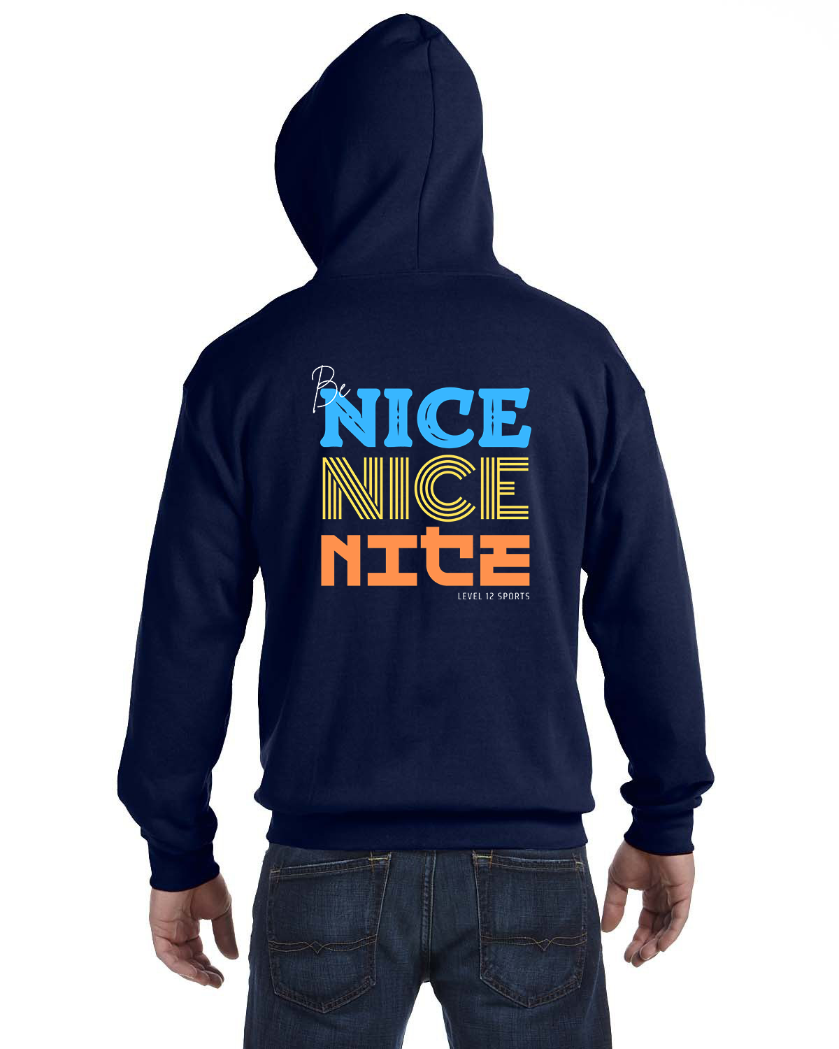 Full Zip Hoodie - L12 Sports Clothing - Be Nice