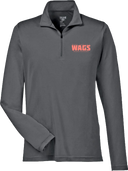 Quarter Zip Hoodies - WAGS Tournament 2026 (Coral)