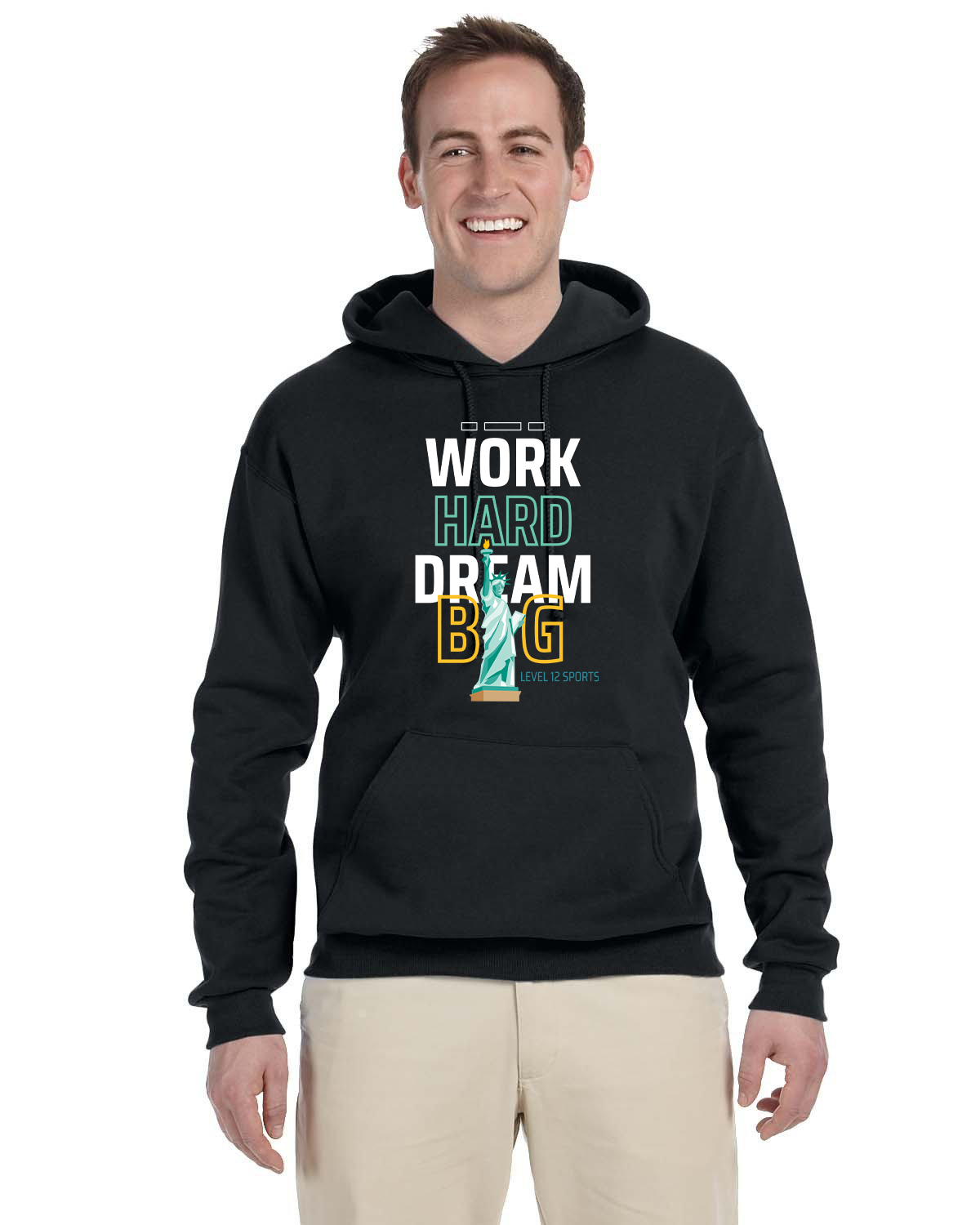 Hoodie - L12 Sports Clothing - Work Hard Dream Big