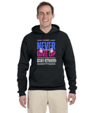 Hoodie - L12 Sports Clothing - Never Give Up Stay Strong