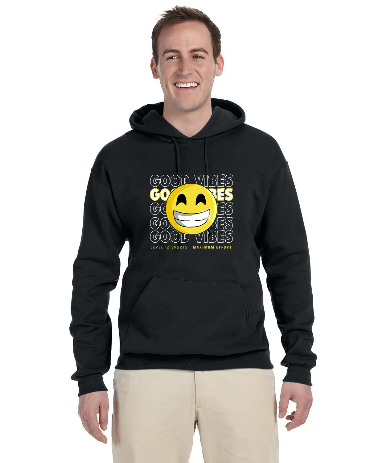 Hoodie - L12 Sports Clothing - Good Vibes