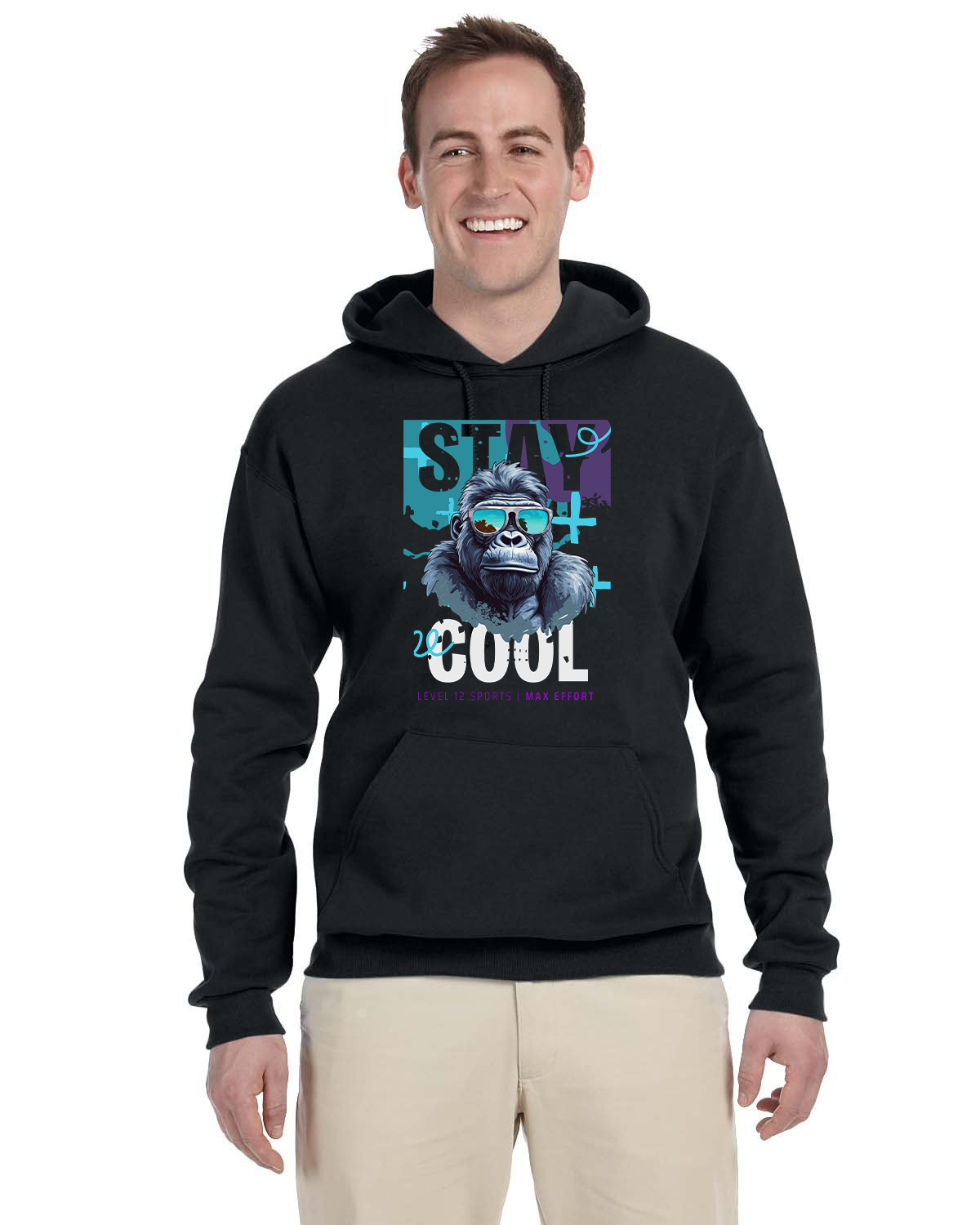 Hoodie - L12 Sports Clothing - Stay Cool (Monkey 2)