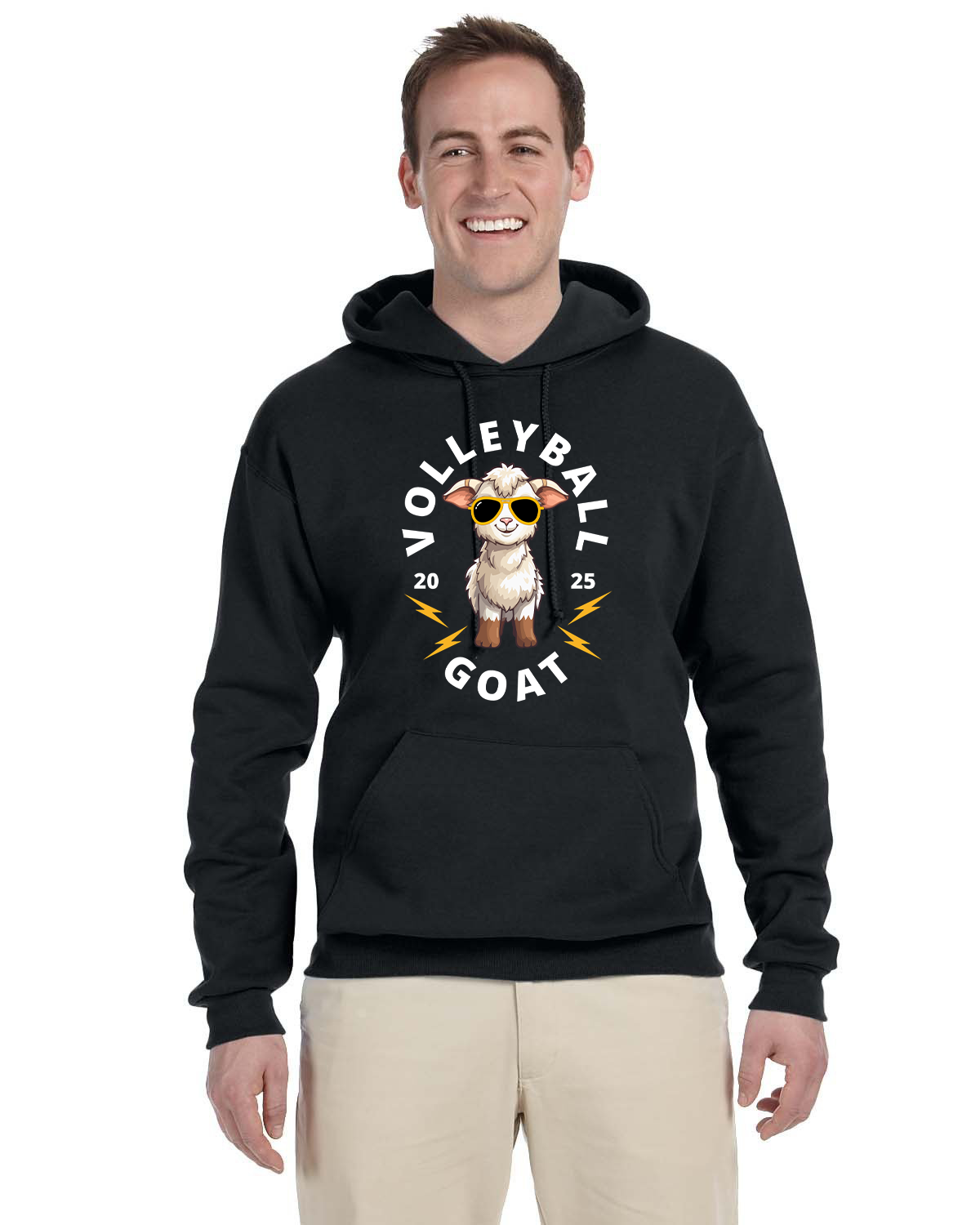 Hoodie - L12 Sports Clothing - Volleyball Goat