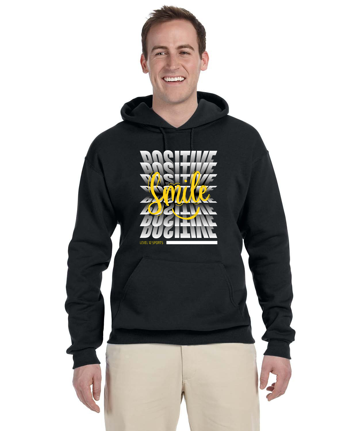 Hoodie - L12 Sports Clothing - Positive Smile