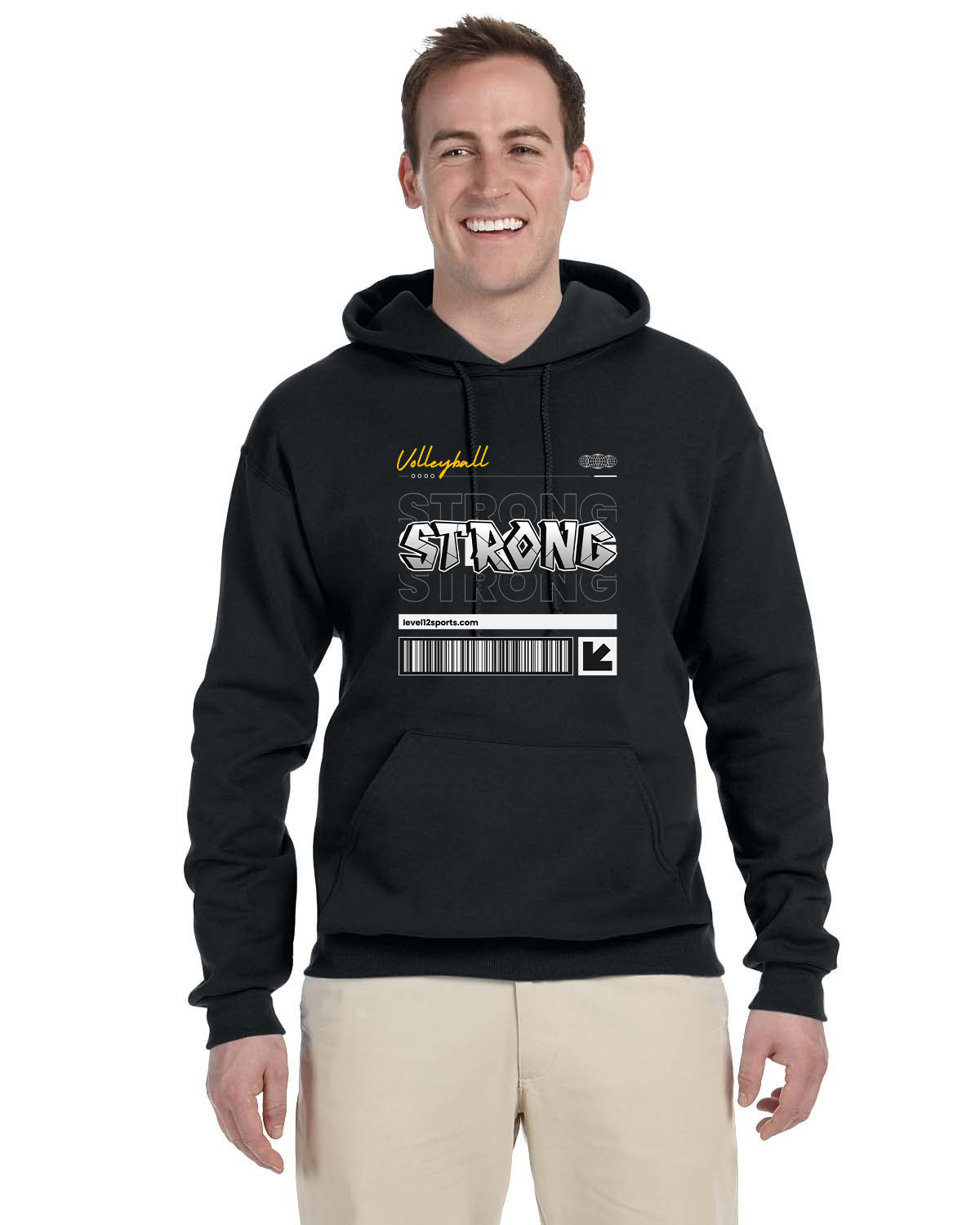 Hoodie - L12 Sports Clothing - Volleyball Strong