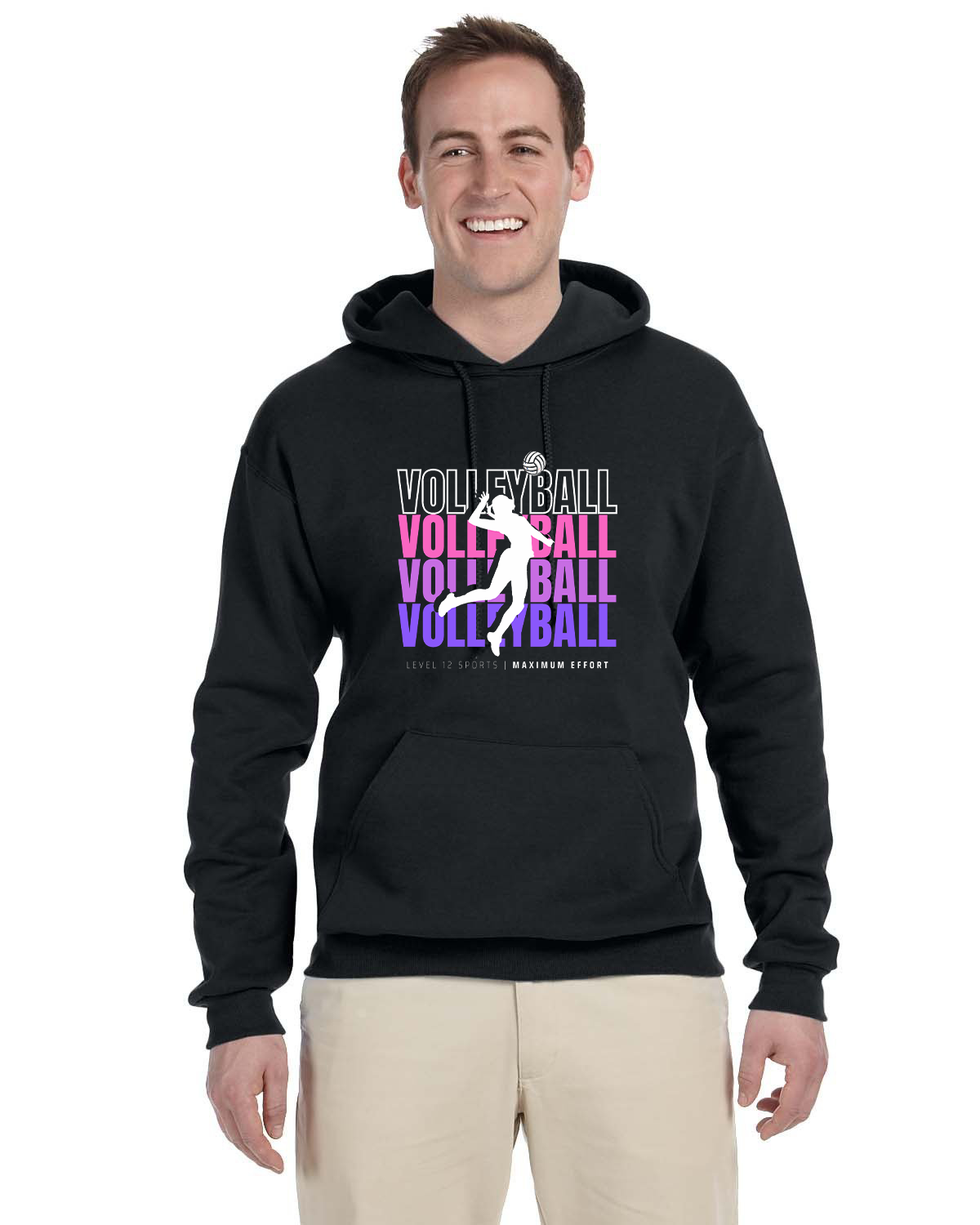 Hoodie - L12 Sports Clothing - Volleyball x4