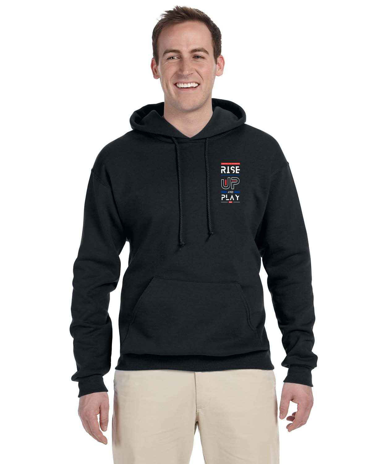 Hoodie - L12 Sports Clothing - Rise Up And Play