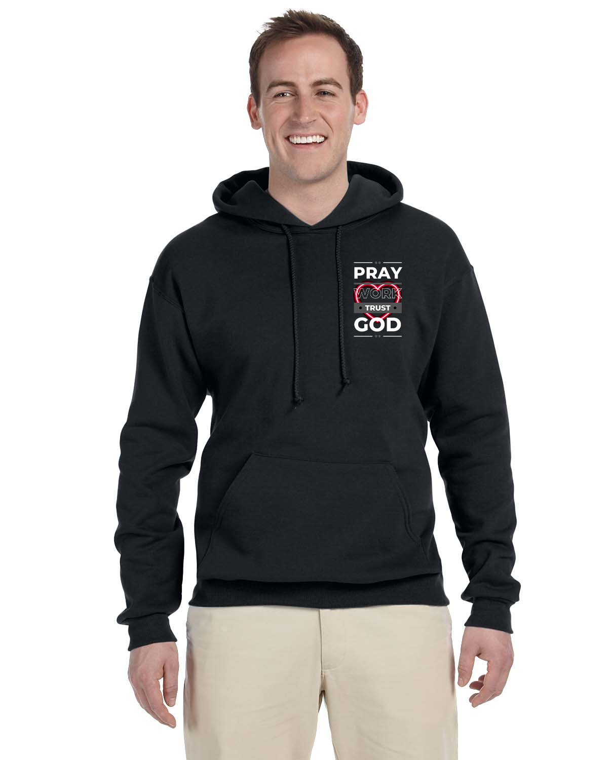 Hoodie - L12 Sports Clothing - Pray Work Trust God