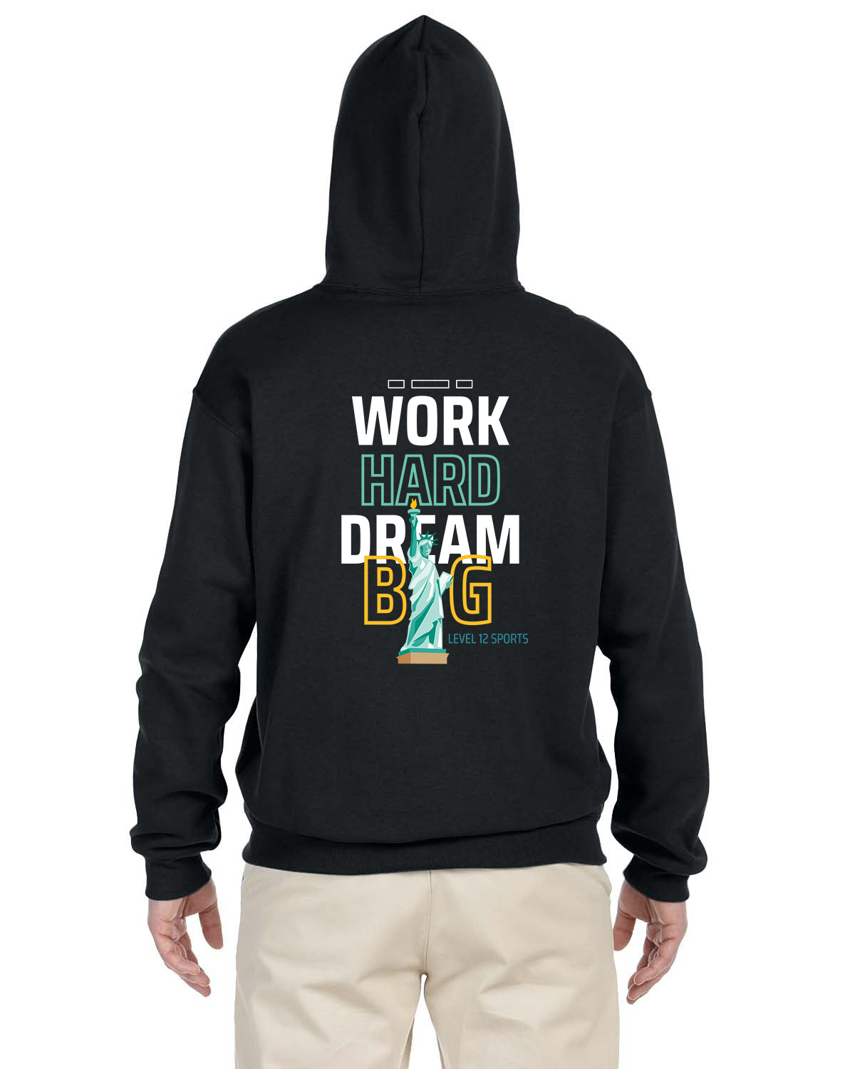 Hoodie - L12 Sports Clothing - Work Hard Dream Big