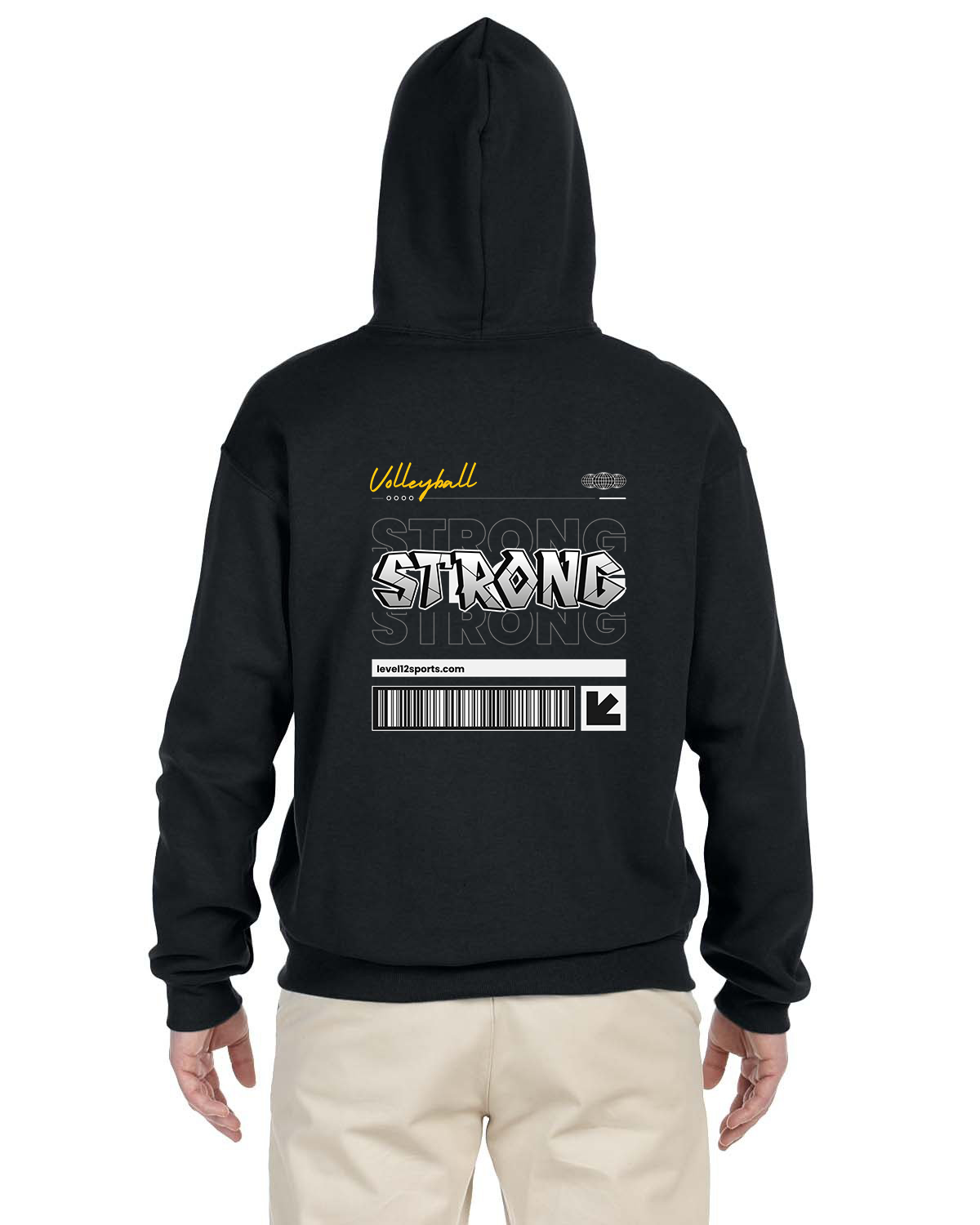 Hoodie - L12 Sports Clothing - Volleyball Strong