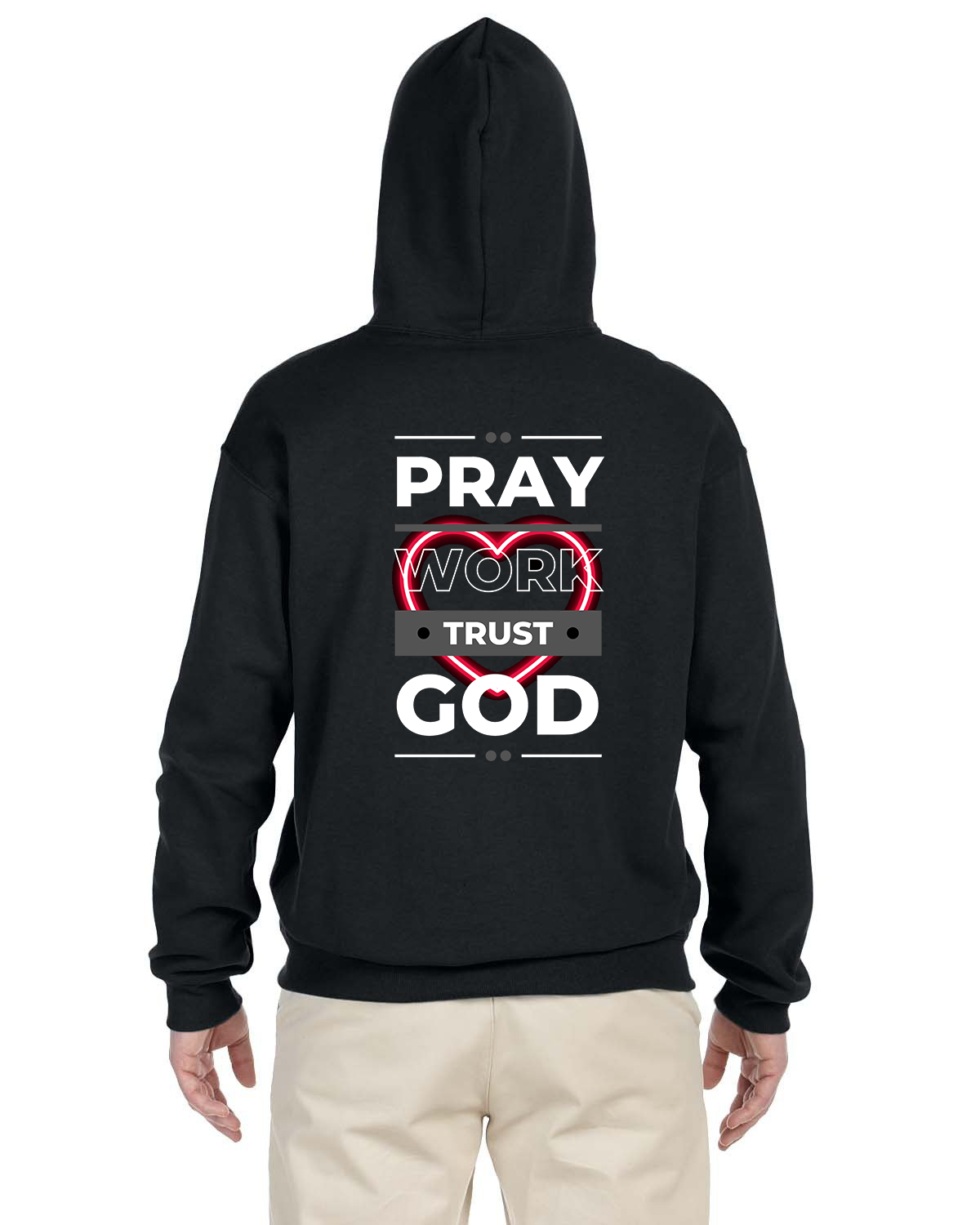 Hoodie - L12 Sports Clothing - Pray Work Trust God