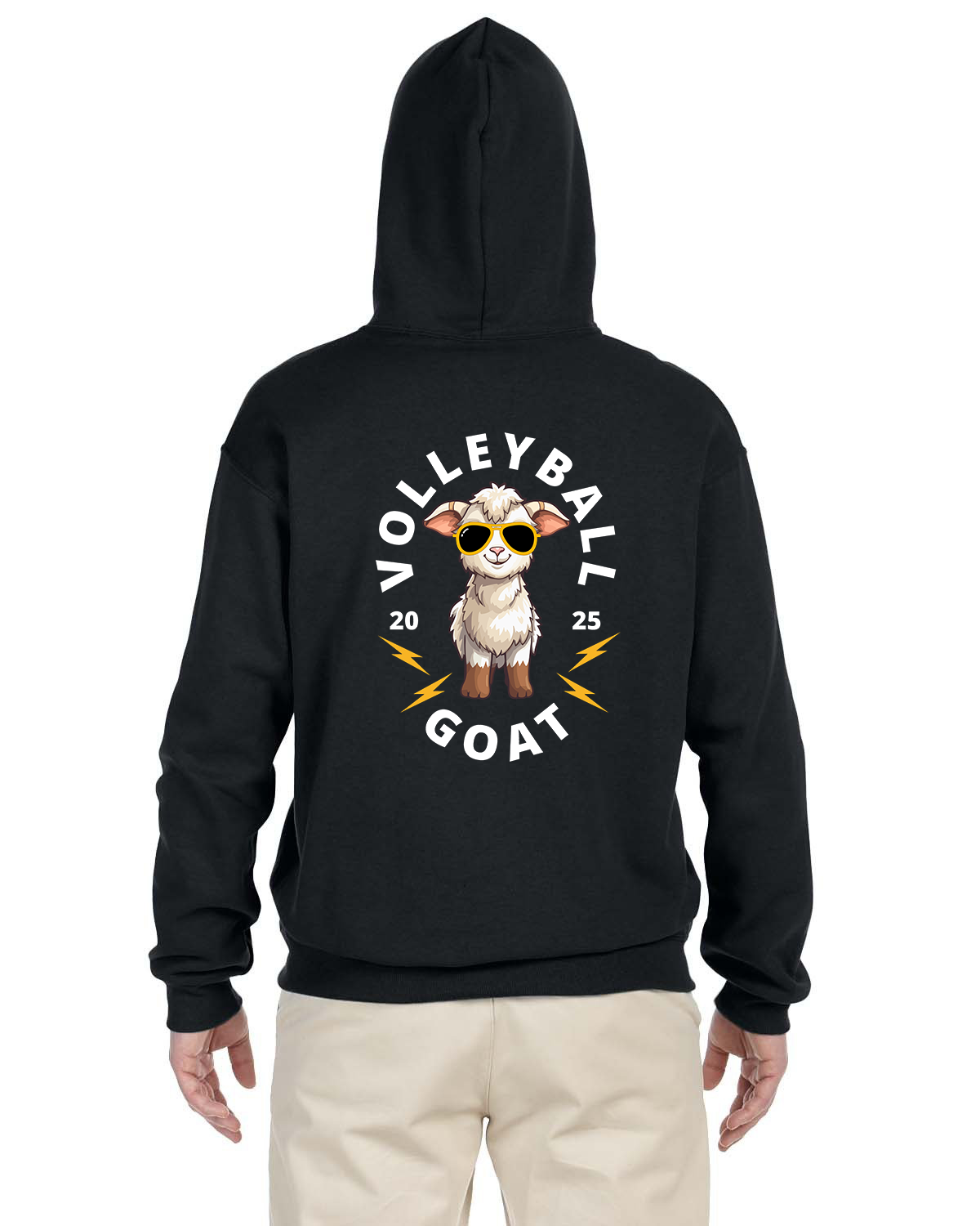 Hoodie - L12 Sports Clothing - Volleyball Goat