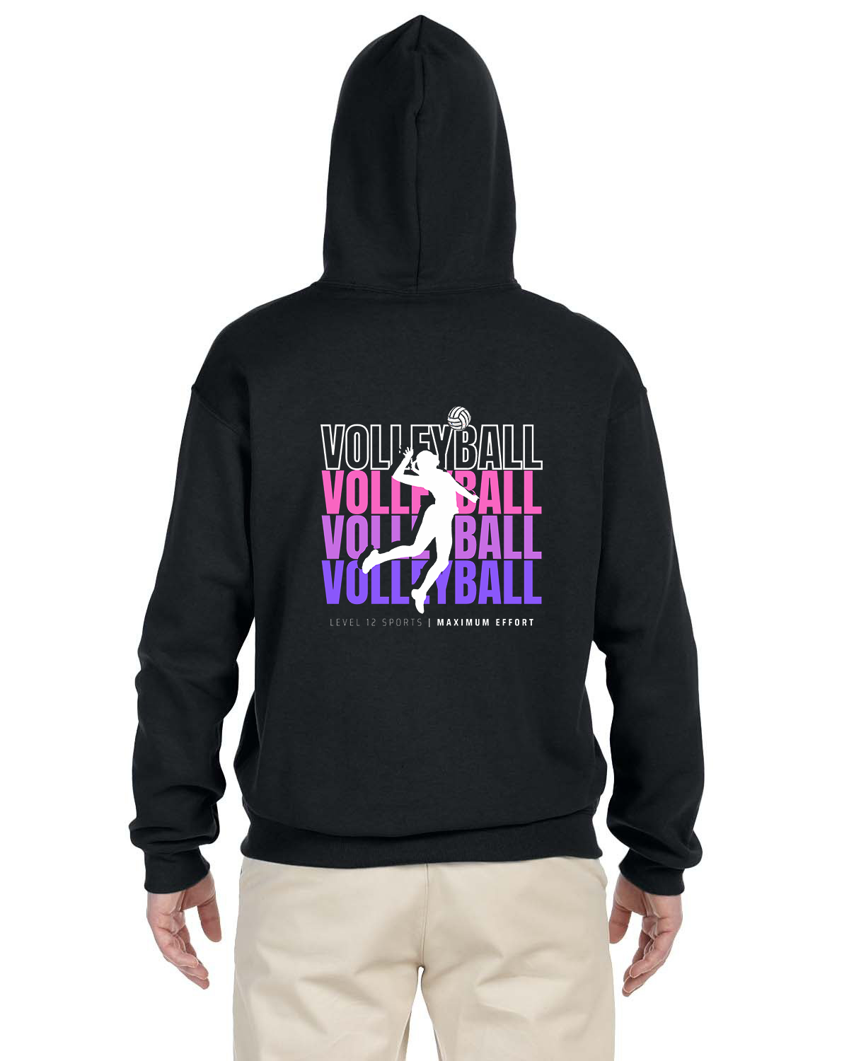 Hoodie - L12 Sports Clothing - Volleyball x4