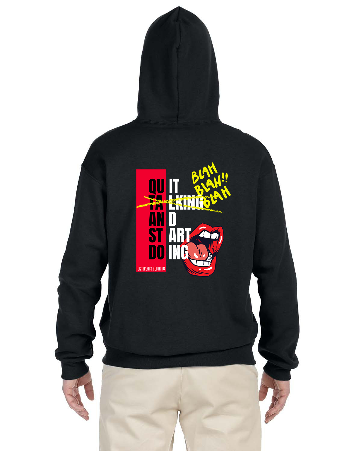 Hoodie - L12 Sports Clothing - Quit And Start Doing